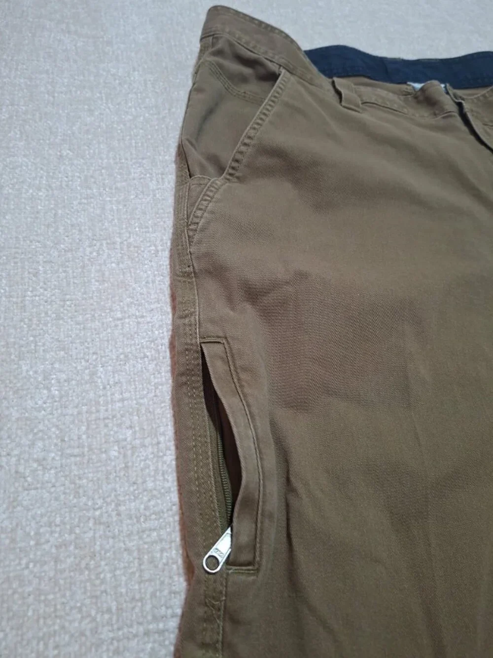Columbia Brown Utility Cargo Pants Men's 36x30 Regular Fit Stretch